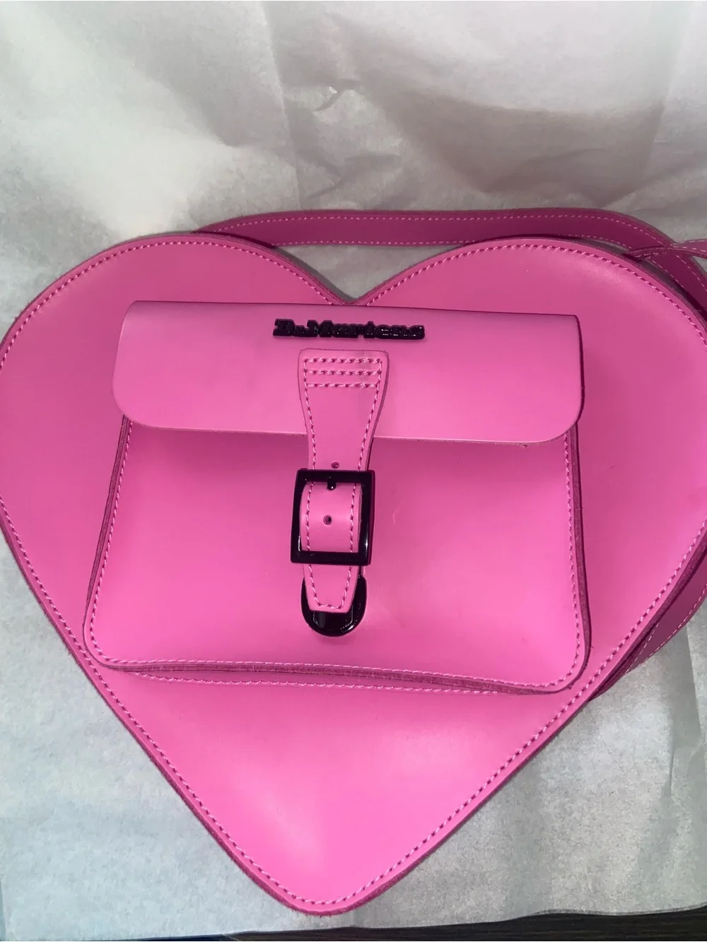 Dr. Martens Pink Heart-Shaped Backpack